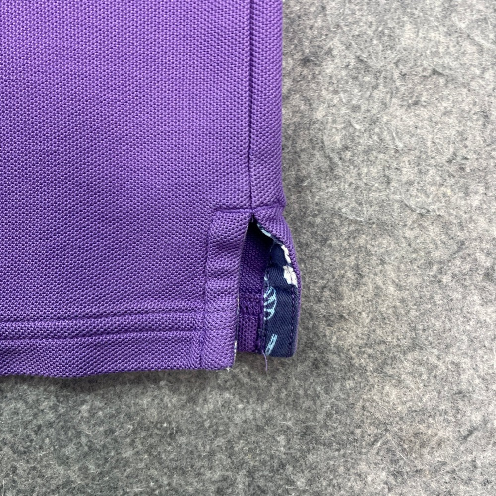 Tommy Bahama Mens Polo Shirt XL Purple Short Sleeve IslandZone Resort Golf Pima - Picture 8 of 16